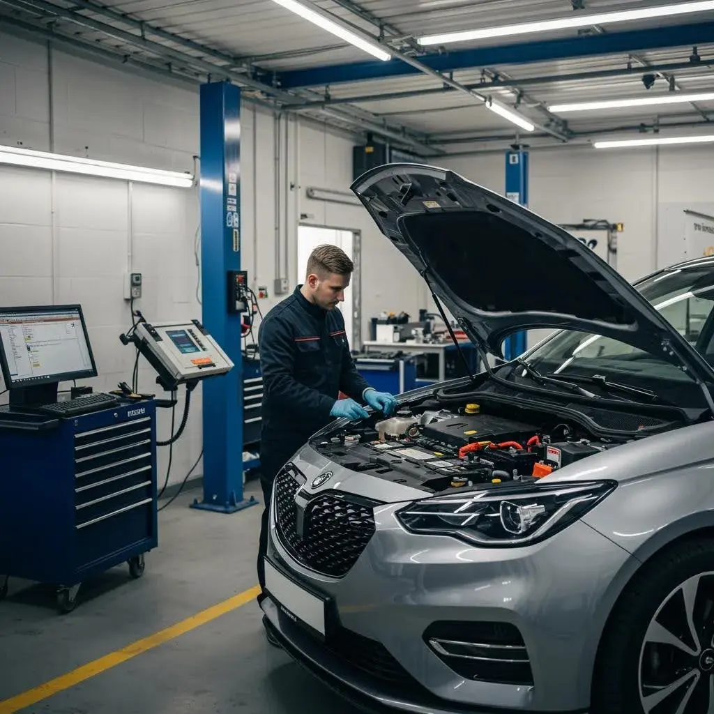 regular vehicles vs electric car servicing