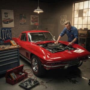 mechanic-inspecting-a-classic-car-highlighting-the-unique-servicing-needs-of-vintage-vehicles